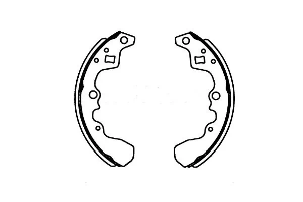 Brake Shoe Set KBS-8910