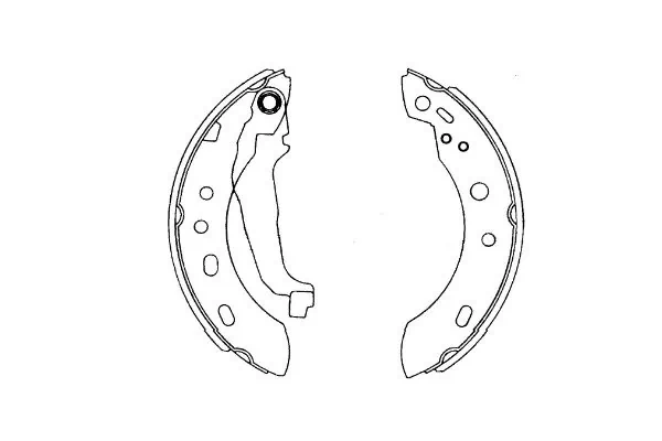 Brake Shoe Set KBS-7427