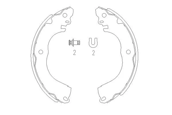 Brake Shoe Set KBS-7416