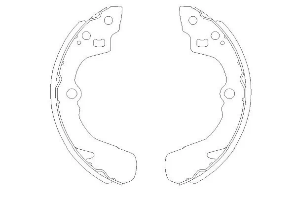 Brake Shoe Set KBS-8905