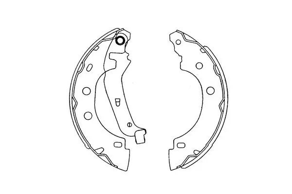 Brake Shoe Set KBS-7410