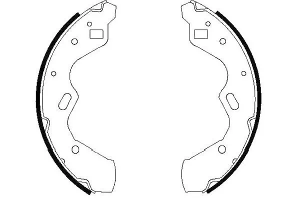 Brake Shoe Set KBS-5412