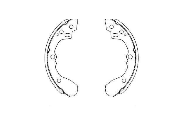 Brake Shoe Set KBS-4406