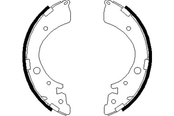 Brake Shoe Set KBS-2907