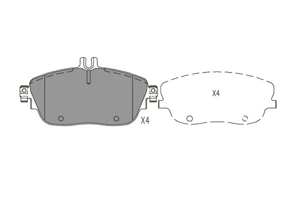 Brake Pad Set, disc brake KBP-6620