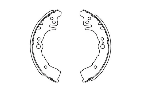 Brake Shoe Set KBS-9917