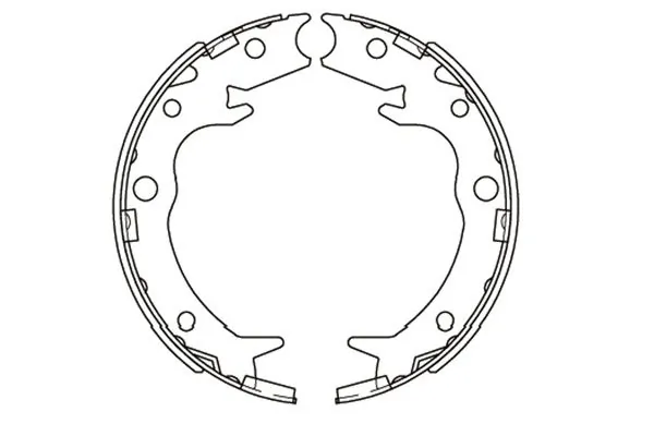 Brake Shoe Set KBS-2908