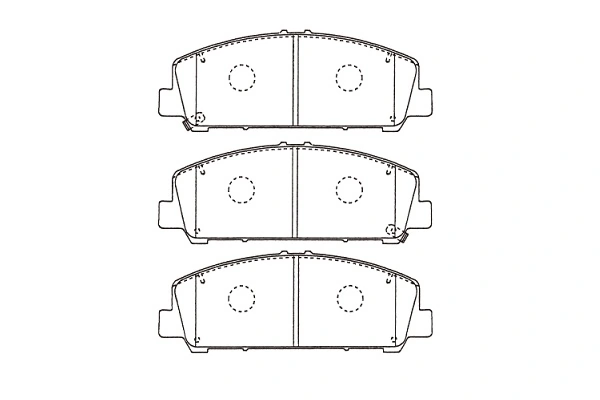 Brake Pad Set, disc brake KBP-6611