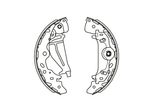 KAVO PARTS Kit ganasce freno KBS-3405