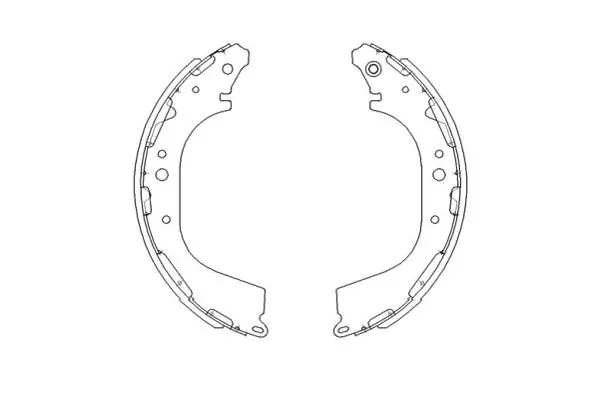 Brake Shoe Set KBS-7411