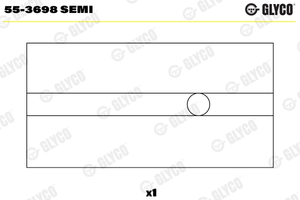 GLYCO 55-3698 SEMI Small End Bushes, connecting rod