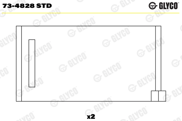 Camshaft Bearing 73-4828 STD