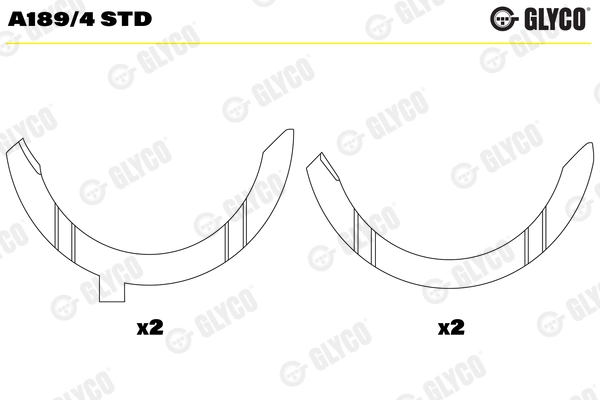 Thrust Washer, crankshaft A189/4 STD