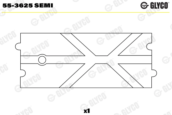 GLYCO 55-3625 SEMI Small End Bushes, connecting rod