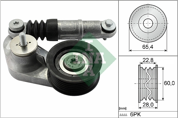 Belt Tensioner, V-ribbed belt 534 0595 10