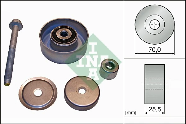 Deflection/Guide Pulley, V-ribbed belt 532 0665 10