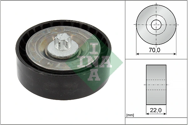 Deflection/Guide Pulley, V-ribbed belt 532 0895 10