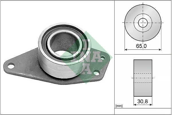 Deflection Pulley/Guide Pulley, timing belt 532 0222 10
