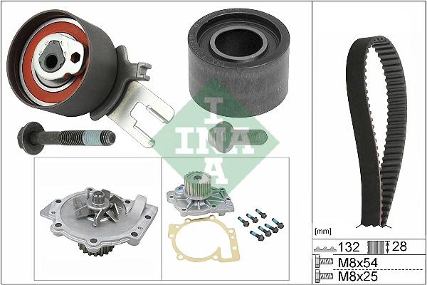 Water Pump & Timing Belt Kit 530 0582 30