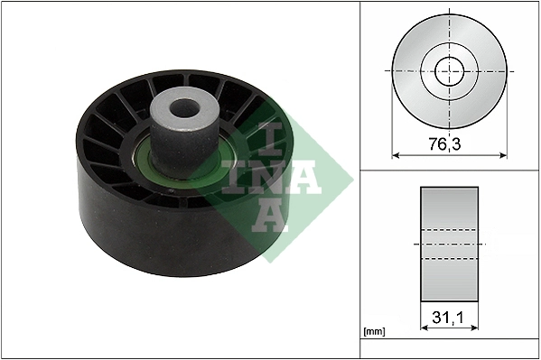 Deflection/Guide Pulley, V-ribbed belt 532 0776 10