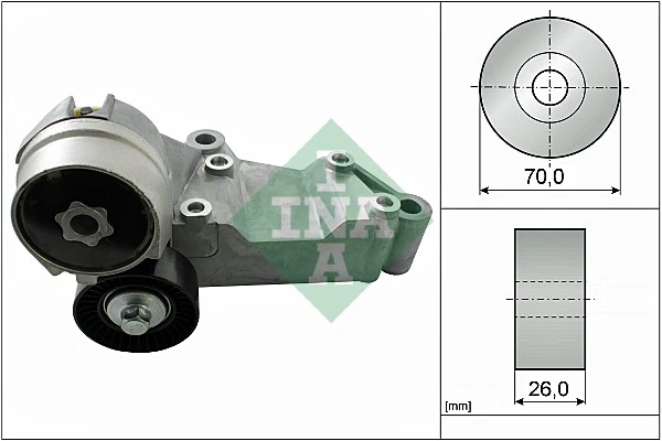 Belt Tensioner, V-ribbed belt 534 0146 10