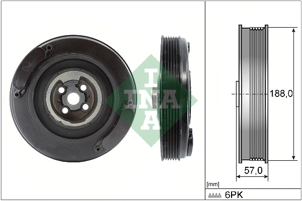Belt Pulley, crankshaft 544 0002 10