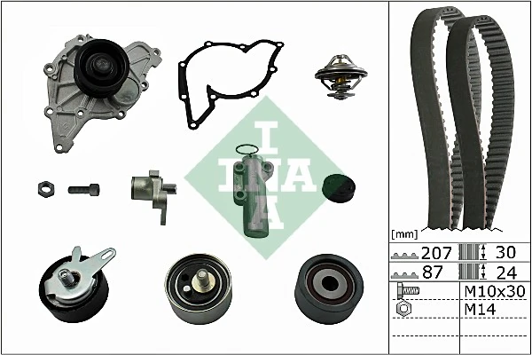 Water Pump & Timing Belt Kit 530 0539 30