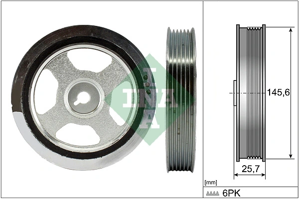 Belt Pulley, crankshaft 544 0176 10
