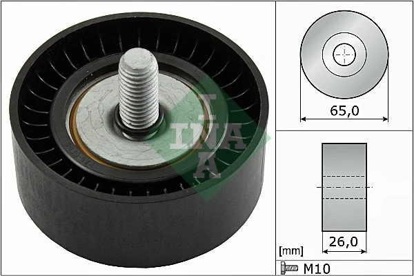 Deflection/Guide Pulley, V-ribbed belt 532 0479 10