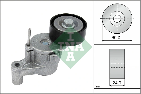 Belt Tensioner, V-ribbed belt 534 0726 10