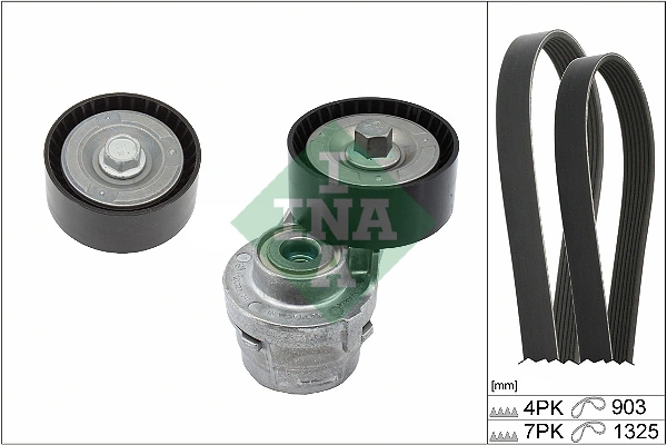 V-Ribbed Belt Set 529 0386 10