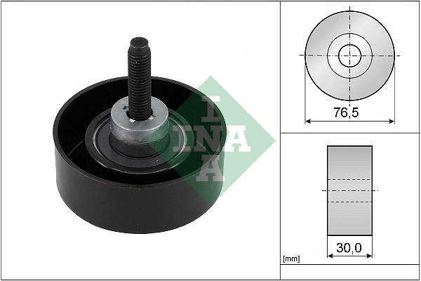 Deflection/Guide Pulley, V-ribbed belt 532 0458 10