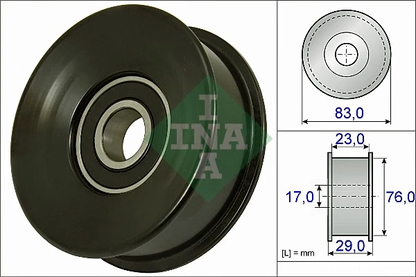 Deflection/Guide Pulley, V-ribbed belt 532 0730 10