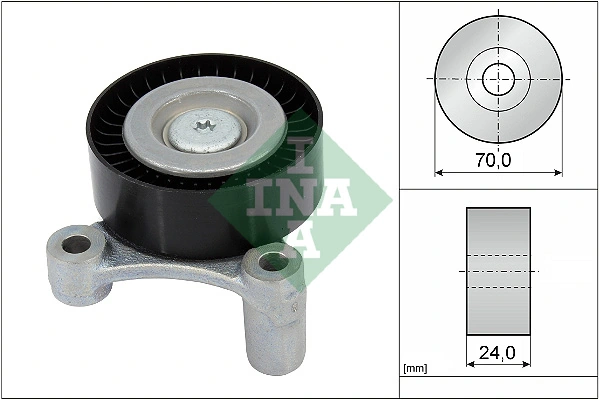Deflection/Guide Pulley, V-ribbed belt 532 1002 10