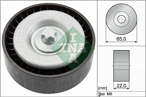 Deflection/Guide Pulley, V-ribbed belt 532 0667 10