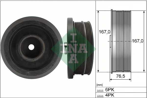 Belt Pulley, crankshaft 544 0082 10
