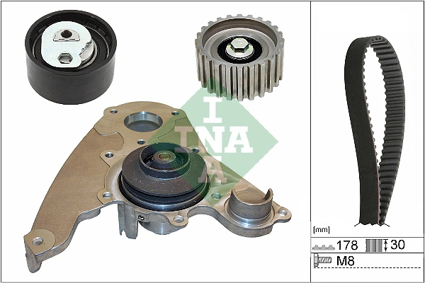 Water Pump & Timing Belt Kit 530 0232 30