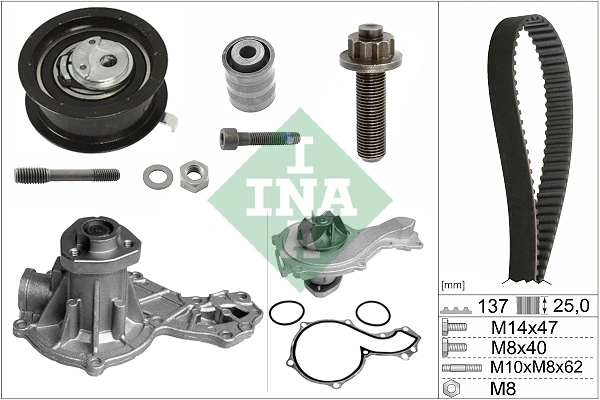 Water Pump & Timing Belt Kit 530 0377 30