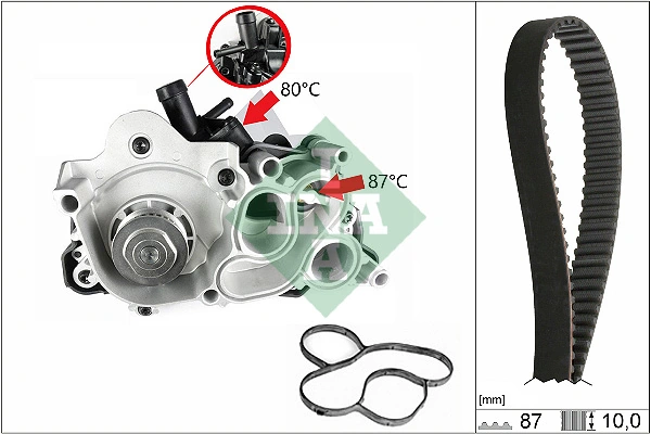 Water Pump & Timing Belt Kit 530 0761 30