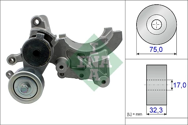 Belt Tensioner, V-ribbed belt 534 0452 10