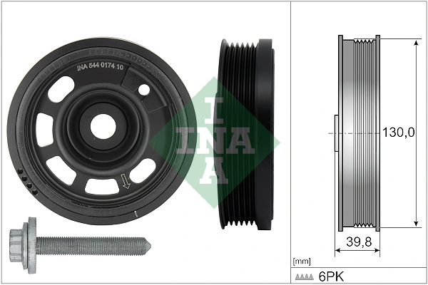 Belt Pulley Set, crankshaft 544 0174 20