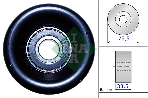 Tensioner Pulley, V-ribbed belt 531 0827 10
