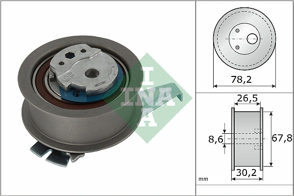 Tensioner Pulley, timing belt 531 0962 10