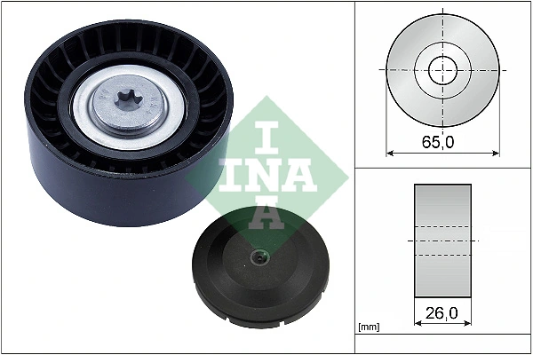 Deflection/Guide Pulley, V-ribbed belt 532 0748 10