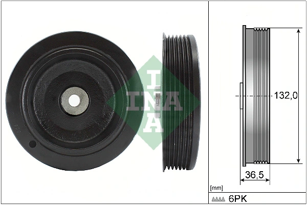 Belt Pulley, crankshaft 544 0007 10