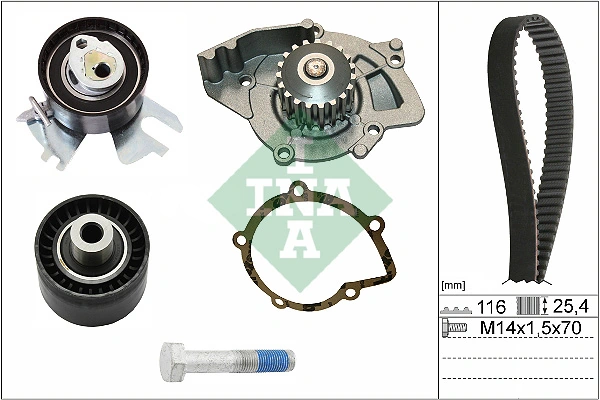 Water Pump & Timing Belt Kit 530 0449 30