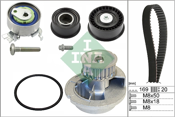 Water Pump & Timing Belt Kit 530 0078 31