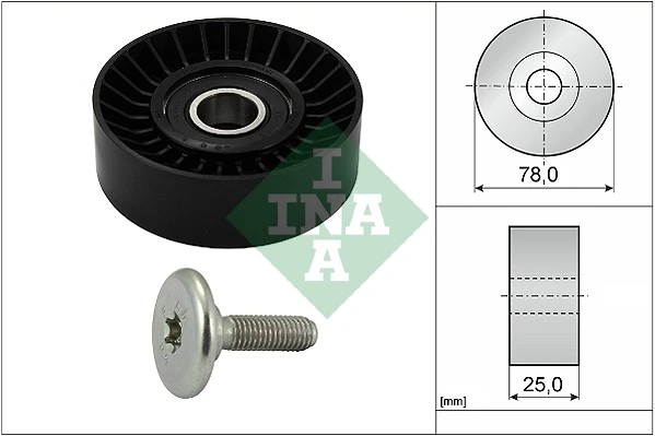 Deflection/Guide Pulley, V-ribbed belt 532 0439 10