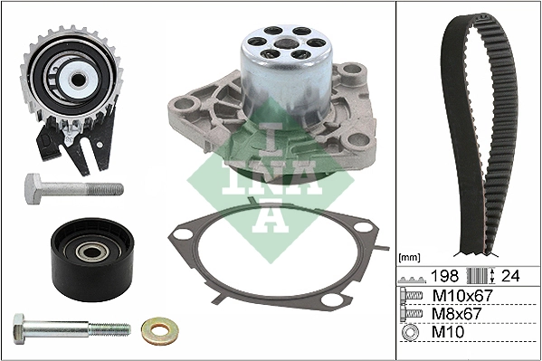 Water Pump & Timing Belt Kit 530 0626 30