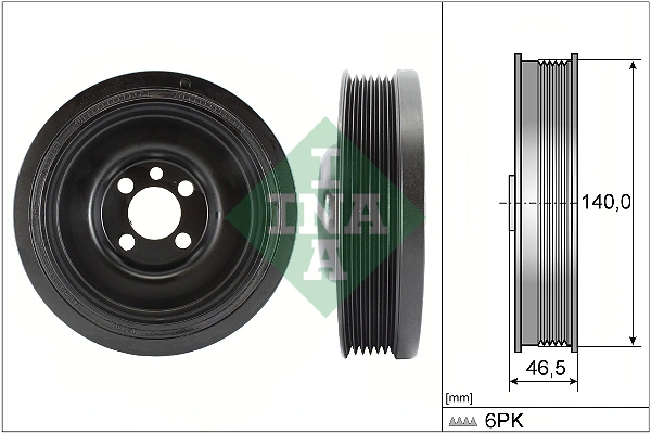 Belt Pulley, crankshaft 544 0138 10